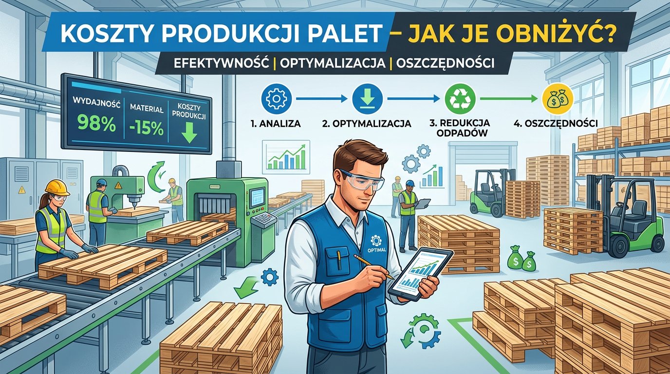 Koszty produkcji palet – jak je obniżyć?